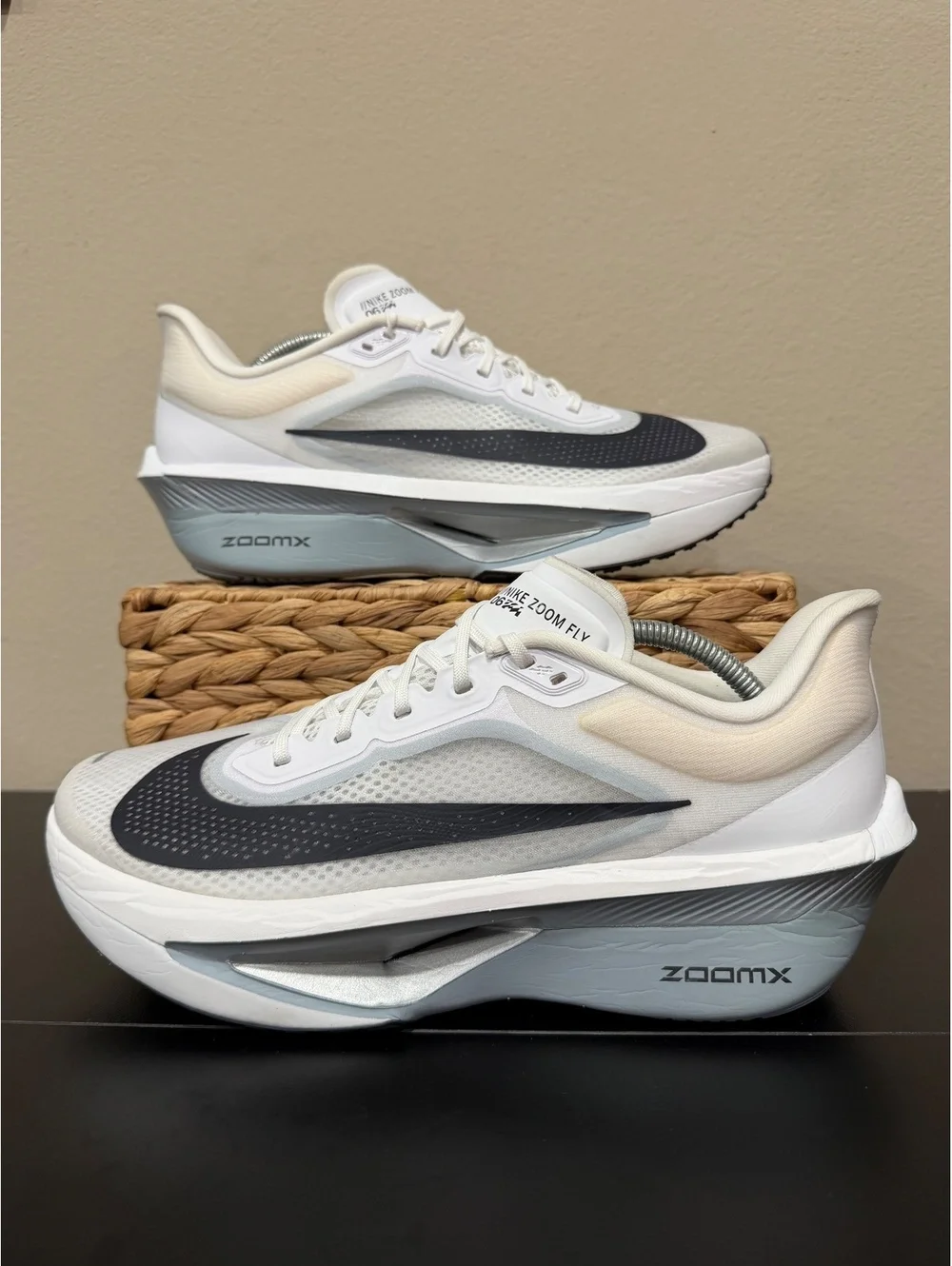 Size 11.5 - Nike Zoom Fly 6 “White Gridiron Pure Platinum”